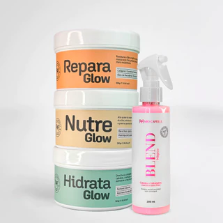Kit Cronograma Capilar Glow Up | Mio Capelli®