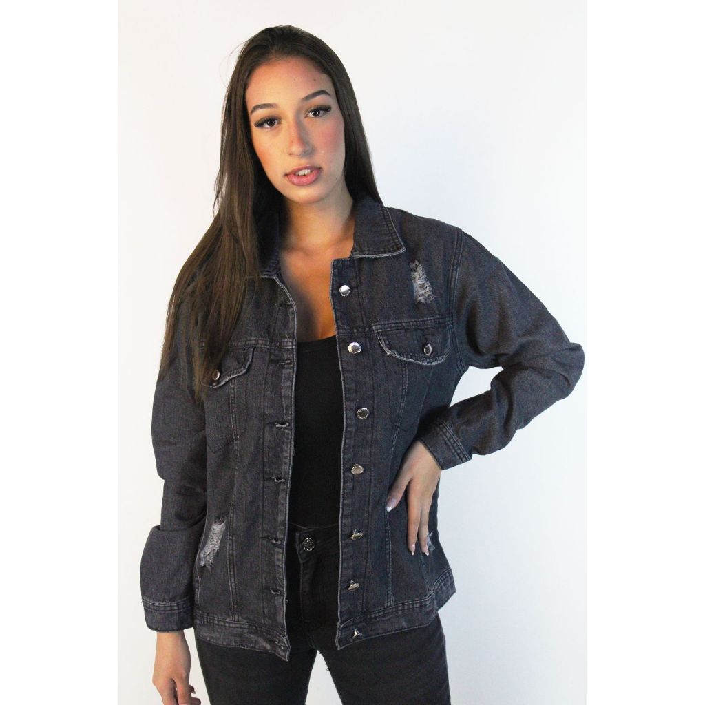 Jaqueta Jeans Black feminina