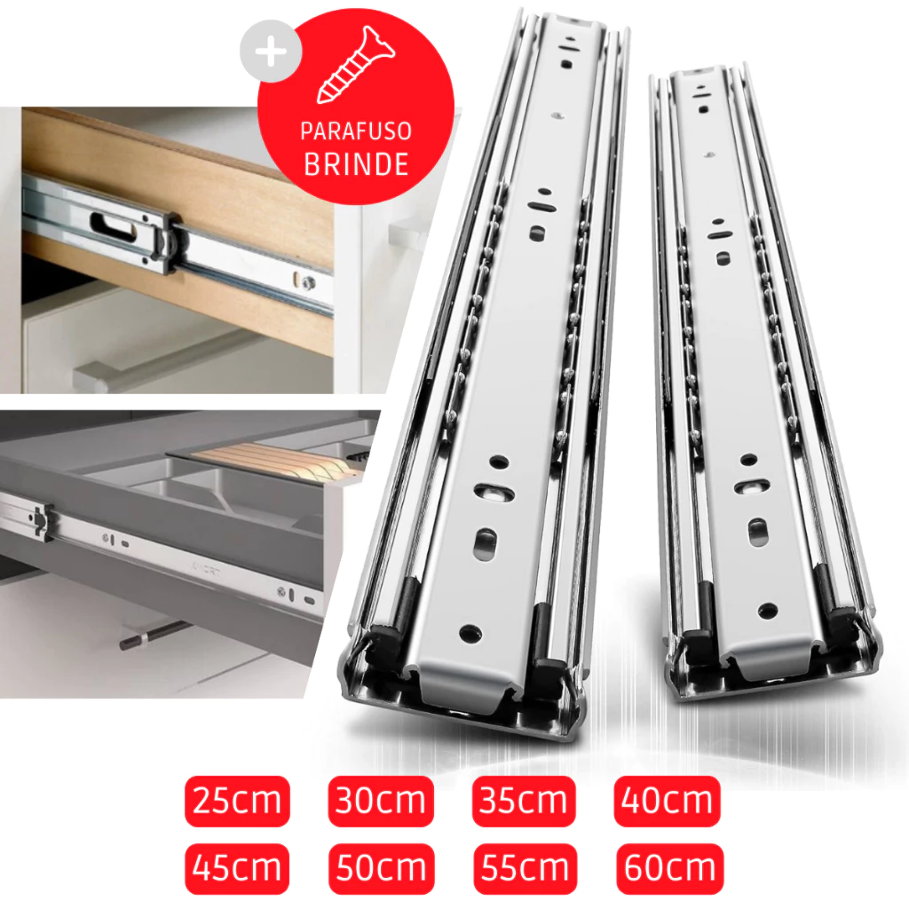 Como Usar Corrediças Telescópicas