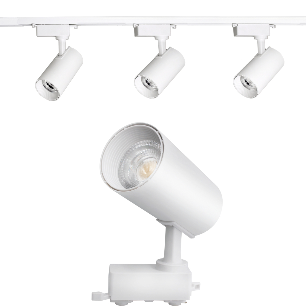Kit Trilho Spots 7w Eletrificado 1m + 3 Led