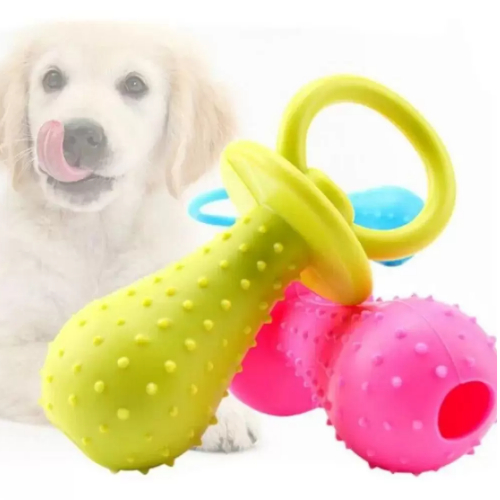 BRINQUEDO MORDEDOR PARA CACHORRO CÃES FILHOTE ANTI ESTRESSE - CHUPETA ...
