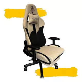 Cadeira gamer e escritorio confortavel com apoio dos pés giratoria 150kgs