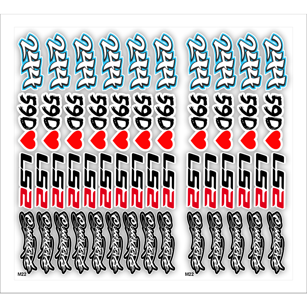 Cartela Adesivos 244 59D LS2 Osascorte - M22 Bike Moto Carro montadinha ...