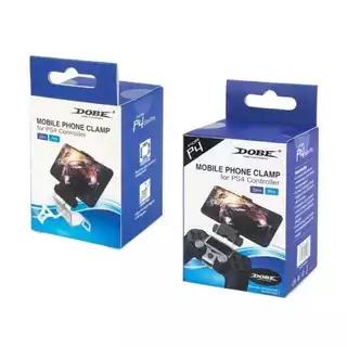 Dobe Suporte ajustável para celular com grampo Abs para controlador de PS4 Gamepad Joystick TP4-016B