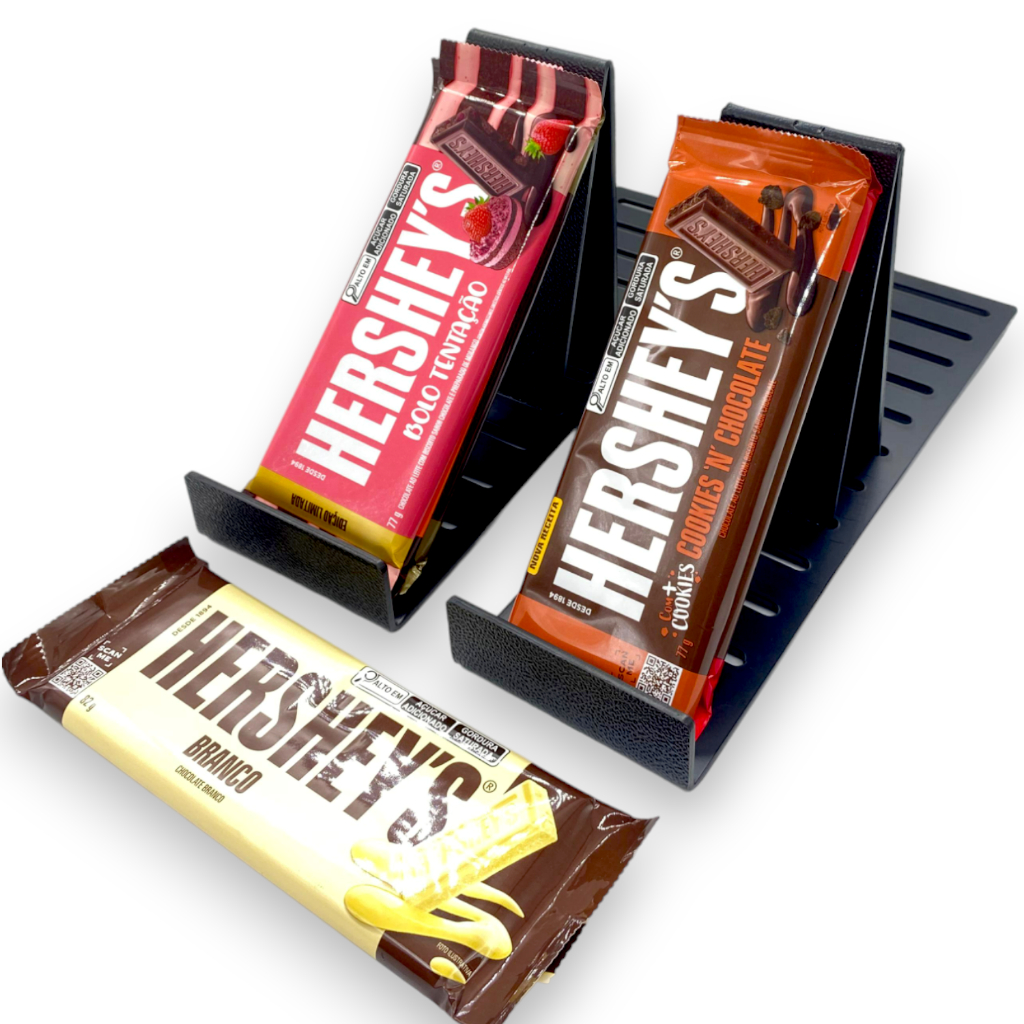 Expositor Suporte Barra Chocolate Doce Display Balcão
