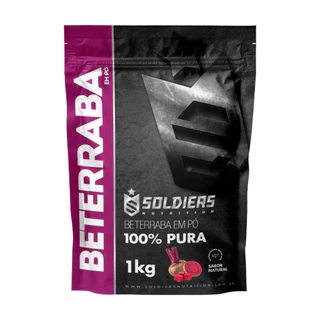Beterraba Em Pó 1Kg - 100% Pura - Soldiers Nutrition