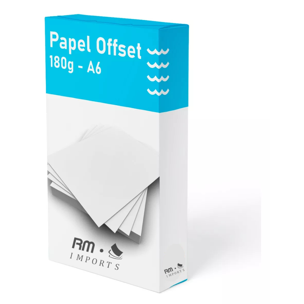 Papel Offset 180g - A6 - (Alta Alvura) | Shopee Brasil