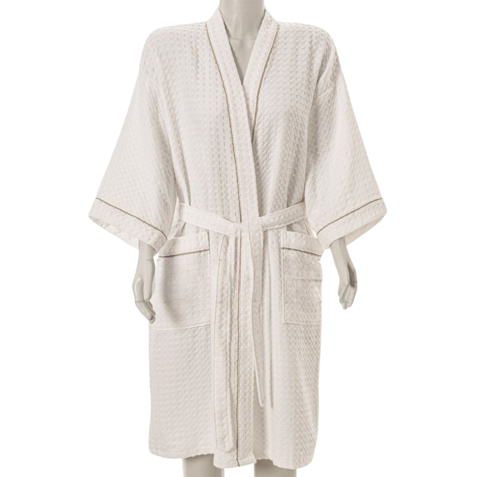 Roupao De Hotel Spa Clinica Algodao Hotelaria Macio Branco