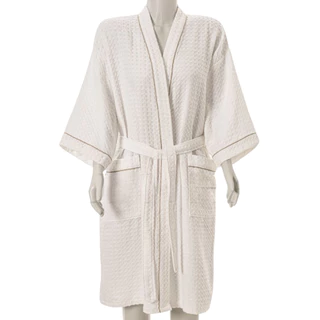 Roupao De Hotel Spa Clinica Algodao Hotelaria Macio Branco
