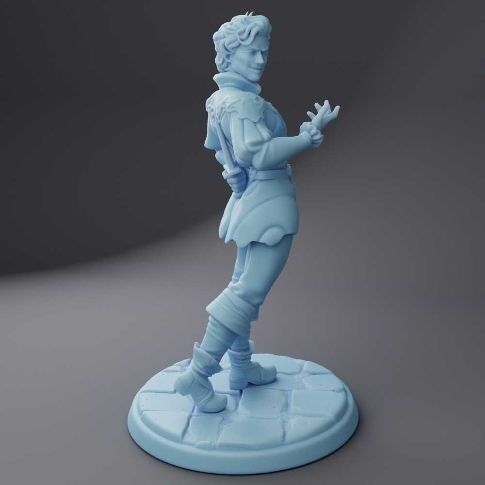 Hobby Products Metal Magic C1023i – Elvin Lord Con Falco – Miniatura Fantasy In Metallo – Nuova