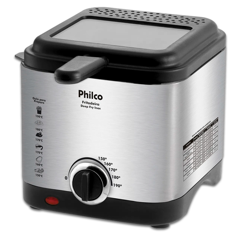 Fritadeira Elétrica Deep Fry Inox Philco 1,8L