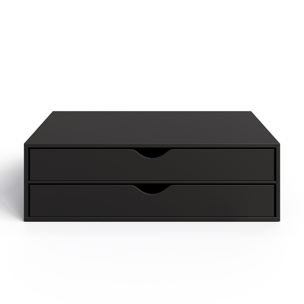 Gaveteiro A4 Organizador Mais Suporte Para Monitor Escritorio