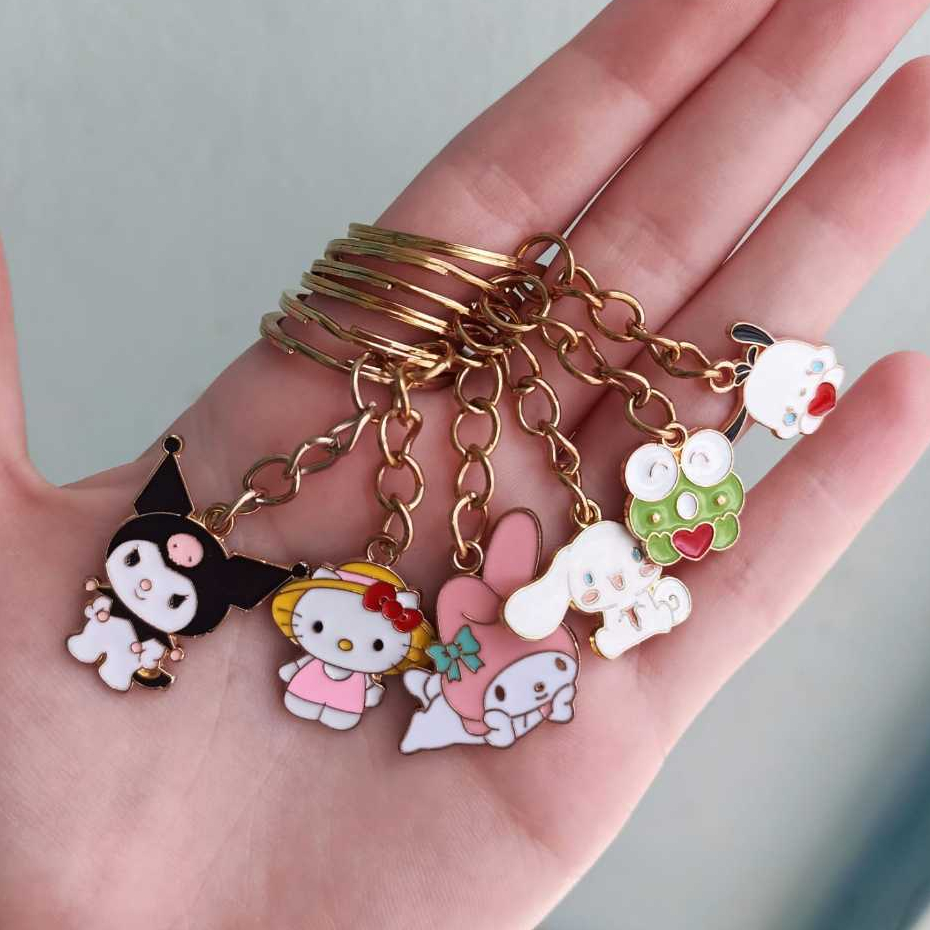 Chaveiros Gatinha Kitty Fofo Kawaii Divertido Aesthetic Vintage Y2k Presente