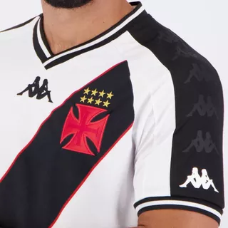 camisa vasco branca com preto lançamento 2024
