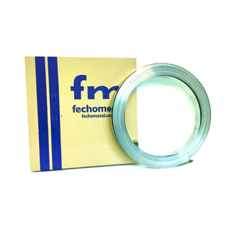 Fita de Aço Inox 1/2 25M Profissional Fecho Metal - Fusimec - Brasband
