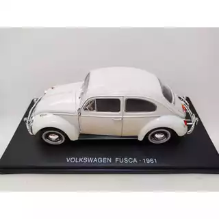 Miniatura Volkswagen Fusca 1961 - 1/24 - Carros Dos Sonhos