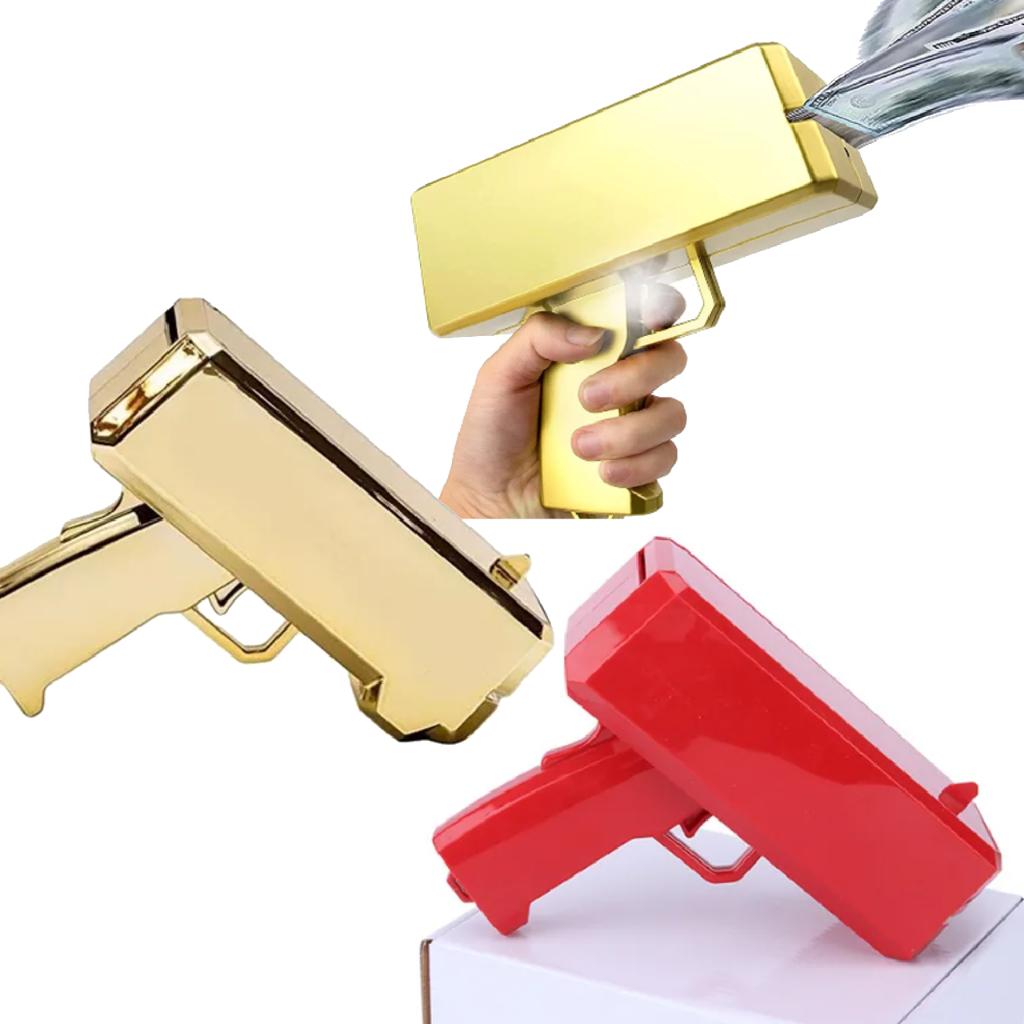 Pistola De Dinheiro Super Gun Money Arma | Shopee Brasil