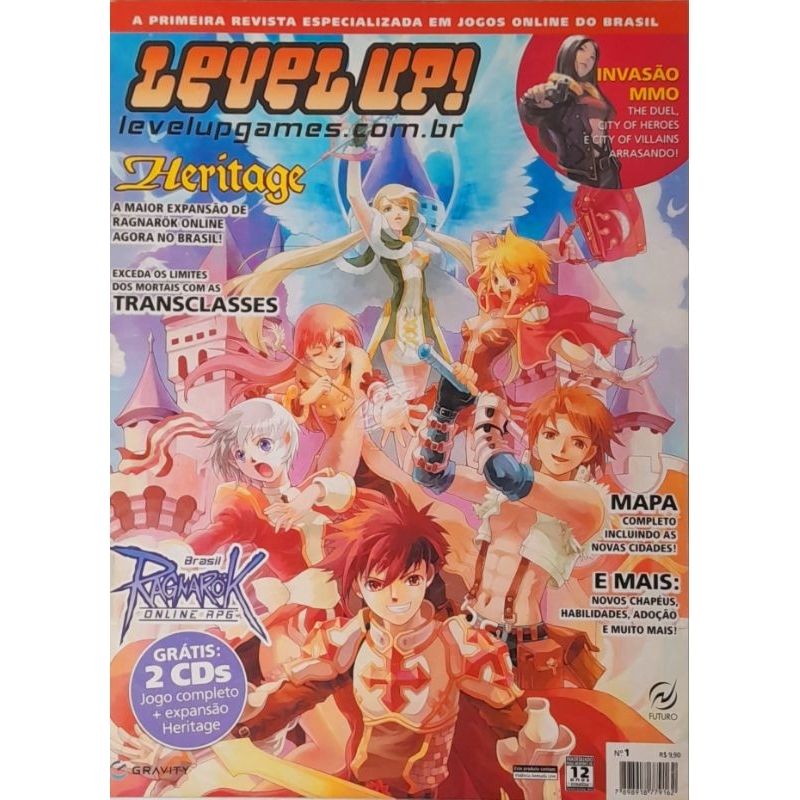 Revista Levelup! n.1 Ragnarok Online | Shopee Brasil