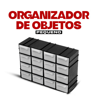 Organizador c/ 16 Gavetas Empilhável Parafusos Multiuso