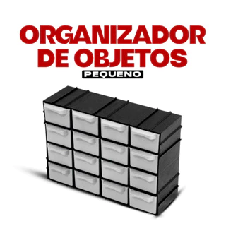 Organizador c/ 16 Gavetas Empilhável Parafusos Multiuso