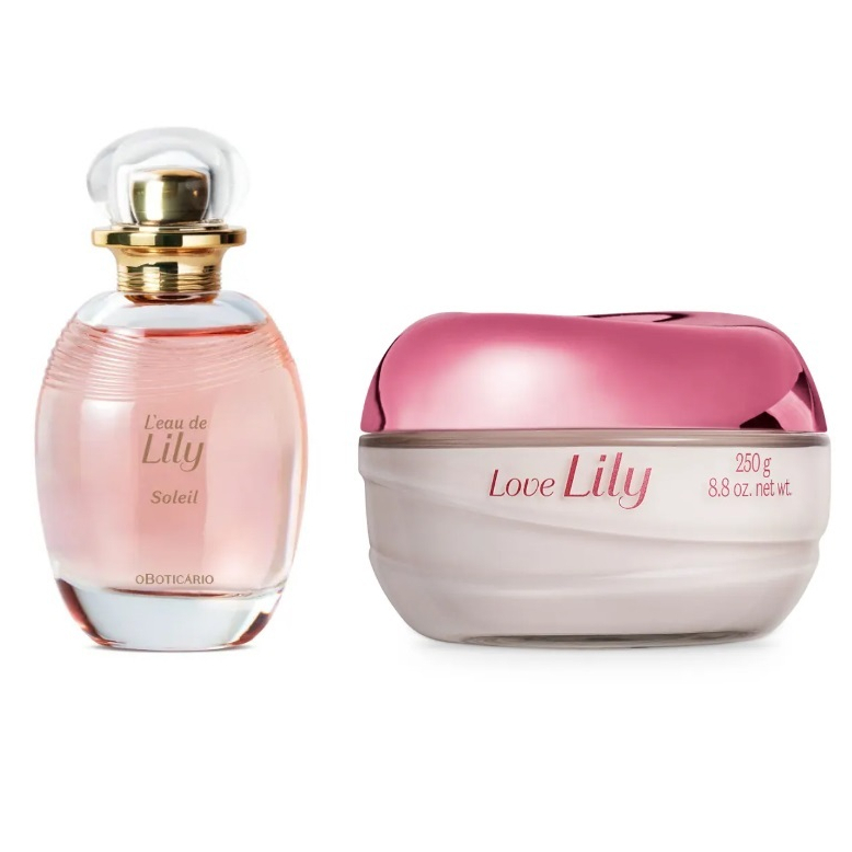kit Lily Perfume 75 ml + Acetinado 250 g , Colônia ou Parfum A Escolher ...