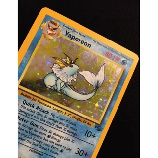 Pokémon Vaporeon holográfico da edição Jungle