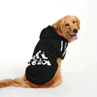 Roupa Casaco De Moletom Com Capuz Para Cães e Gatos - Cachorro Porte Grande