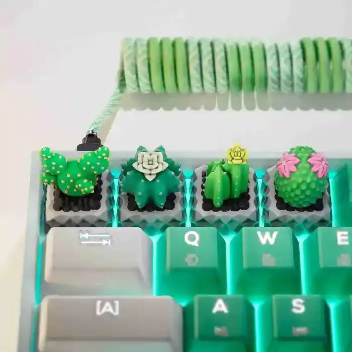 Keycap Cactus Verdejante | Shopee Brasil