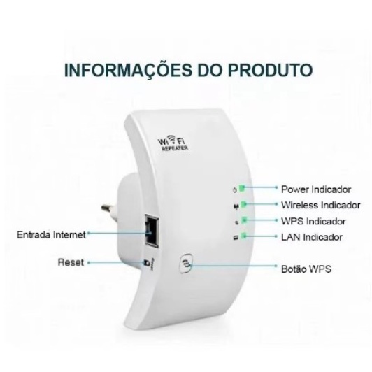 Repetidor wifi 600 hotsell