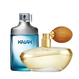 Perfume Kaiak+Lili Masculino e Feminino 100ml Cada