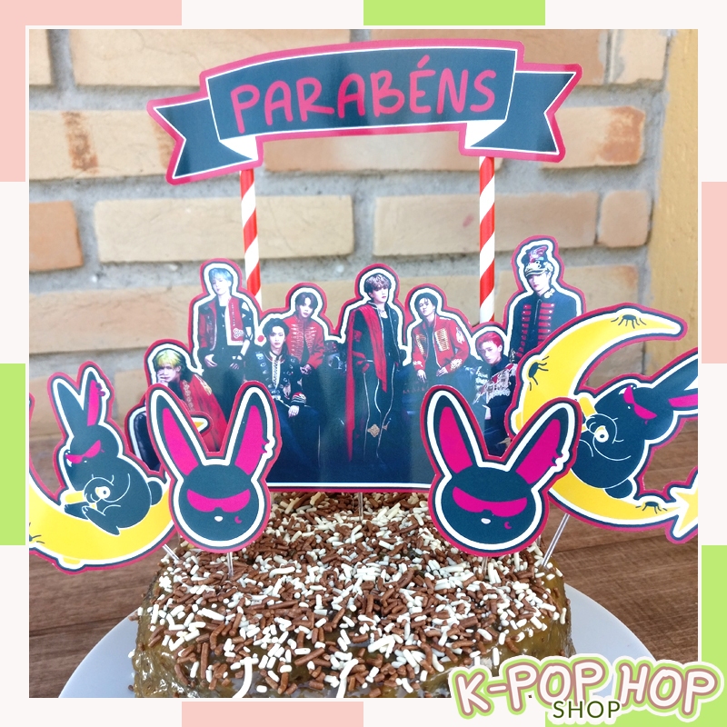 ATEEZ - TOPO DE BOLO - TOPPER - CRAZY FORM | Shopee Brasil