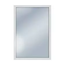 Espelho 35x45 com Moldura Cor Branco Liso Para Decoração