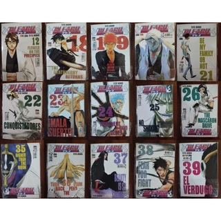 Bleach volumes 6 7 10 11 14 17 23 25 26 27 28 29 30 31 33 35 37 38 (ler descrição)