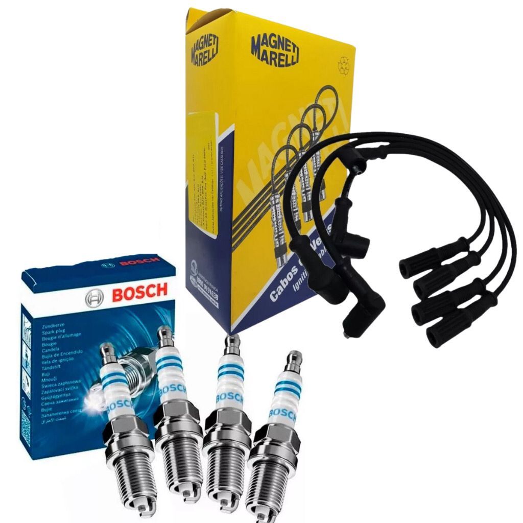 Kit Jogo Cabo Vela Original Strada Siena Palio Fiorino Ideia Doblo Fire 8v