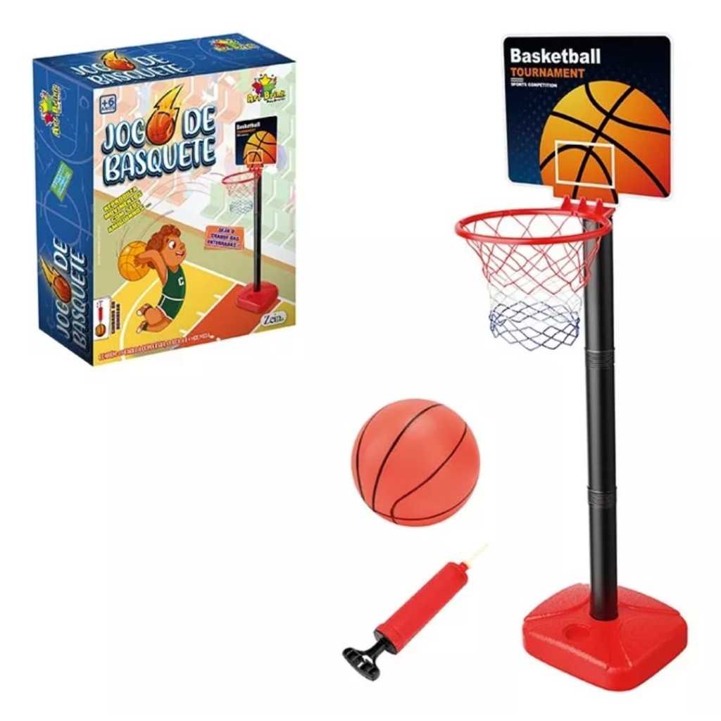 jogo Cesta De Basquete brinquedo Art Brink Tabela/aro 19cm | Shopee Brasil