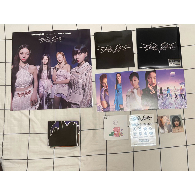 álbum aespa savage digipack completo