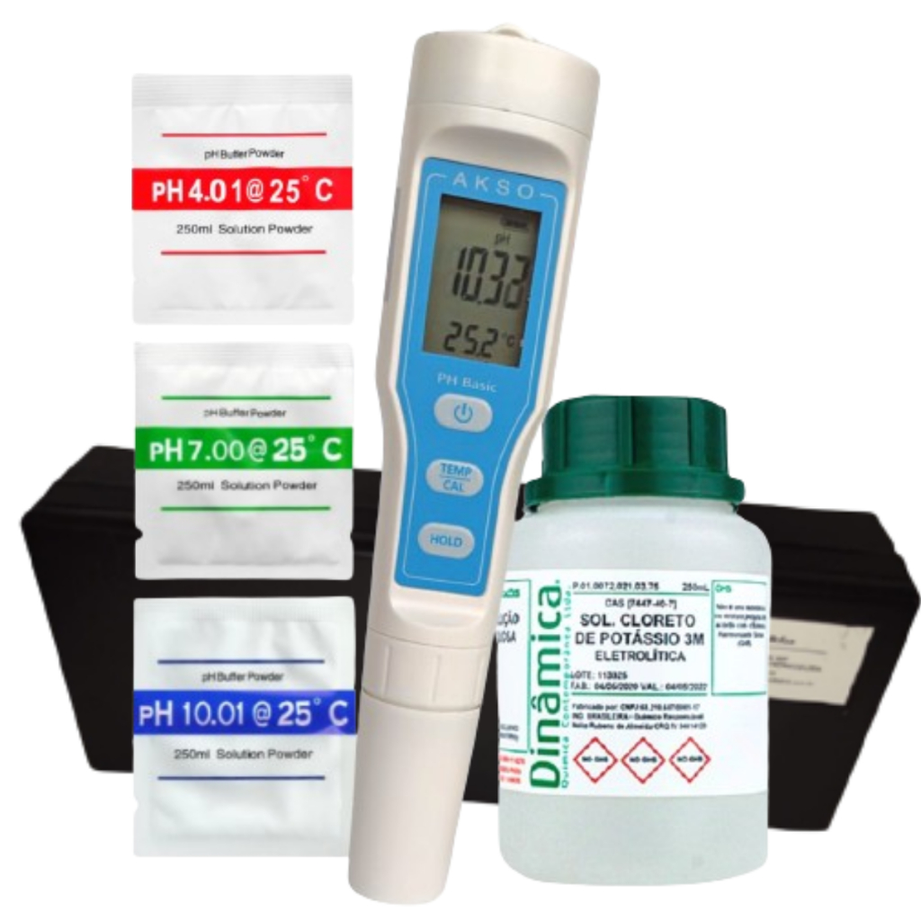 Medidor De Ph Phmetro Digital Caneta Ferramenta De Teste - Kit Com ...