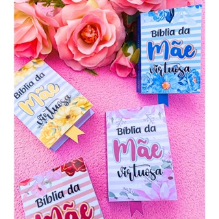 Lembrancinhas Dia das Mães | Mini Bíblia para 2 Bis | 20 30 ou 50 Unidades em Oferta na Shopee