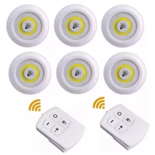 3PCS Lâmpada Luminária Controle Remoto Led Sem Fio, Luz De Led Promoção das vendas