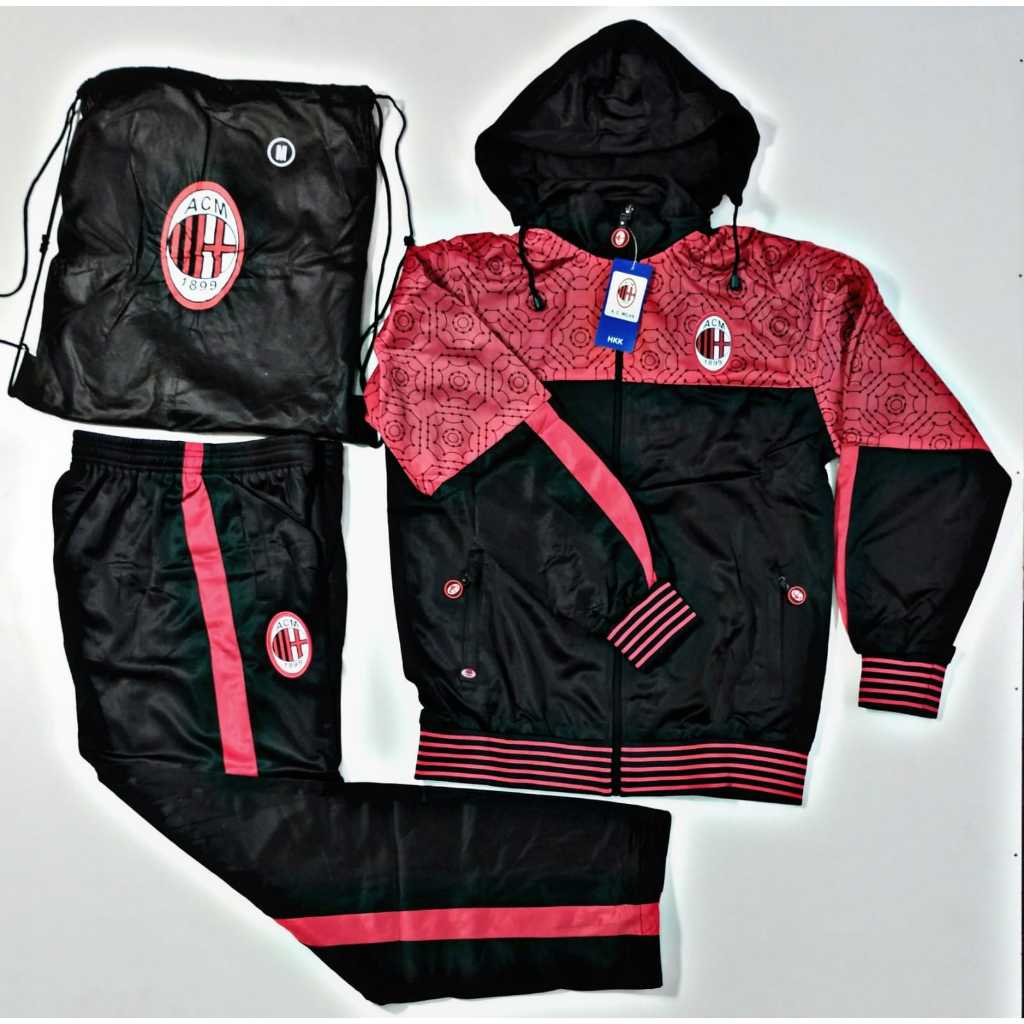 conjunto Agasalho de Frio Adulto Milan blusa/calca +bag | Shopee Brasil