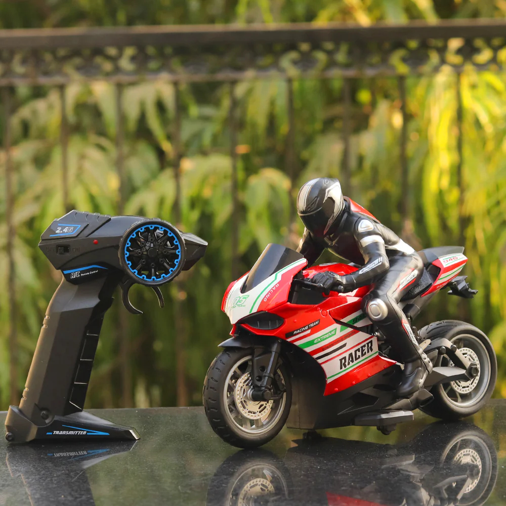 Moto De Controle Remoto Extreme 2,4ghz 1:10 Com 7 Funções Bateria ...