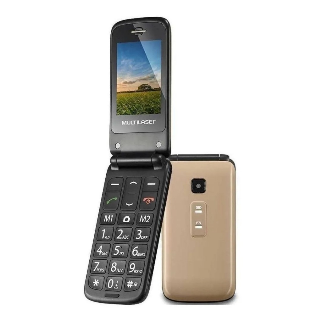 Telefone Celular Abre e Fecha Simples Ideal Para Idoso Flip Vita ...