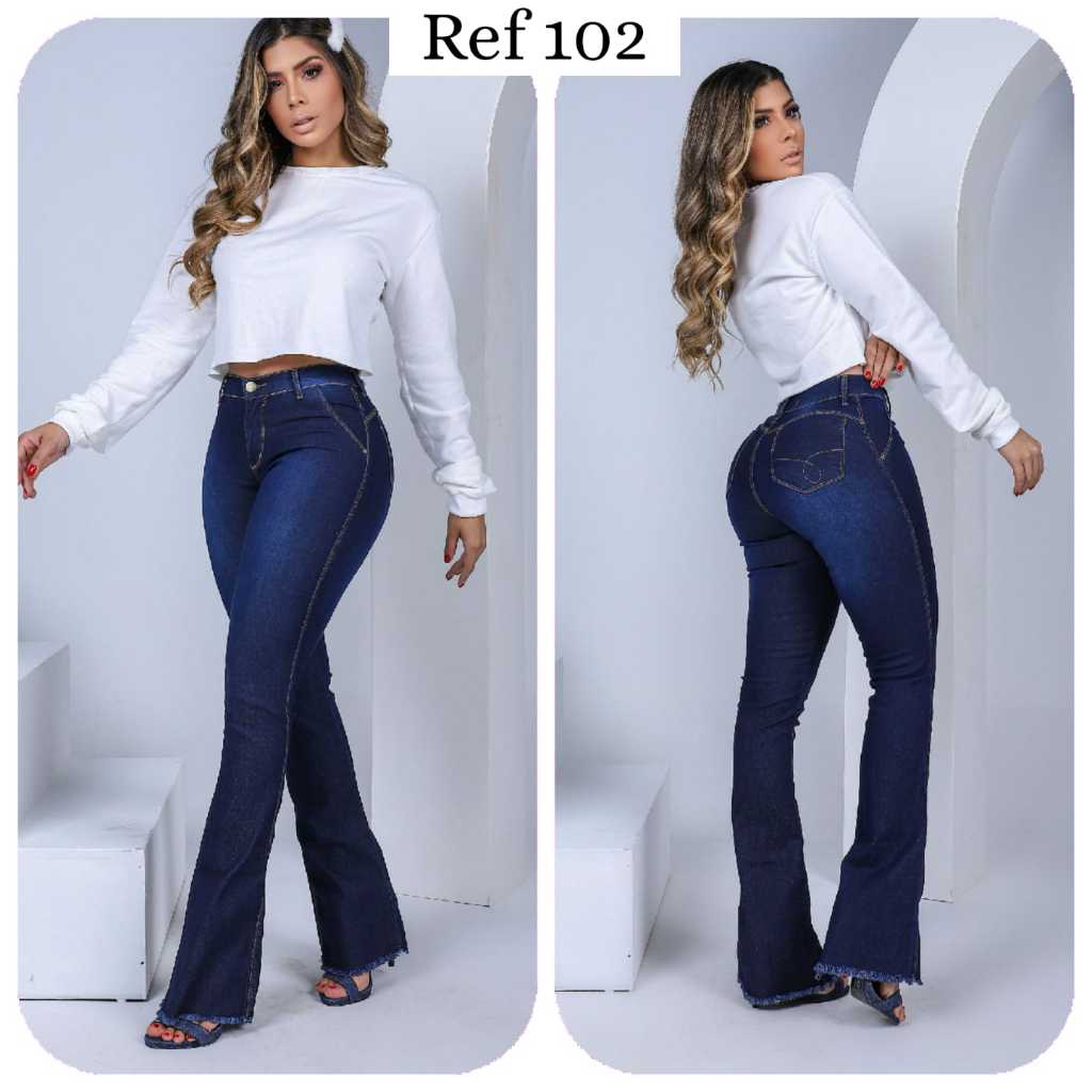 Calça Boca Larga Jeans em Promoção na Shopee Brasil 2025