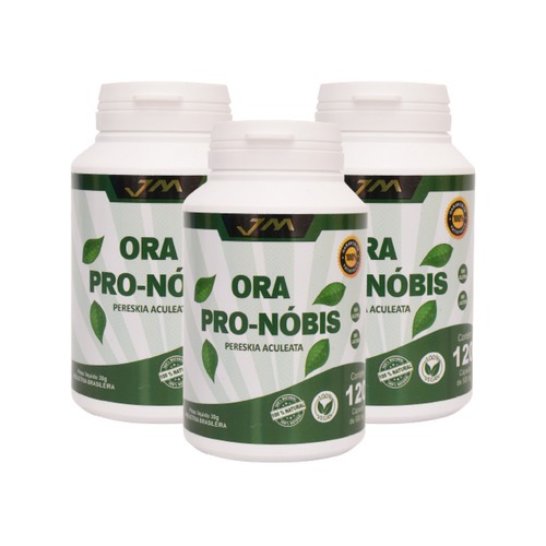 Ora Pro Nóbis 360 Cápsulas 500mg (3 Potes)
