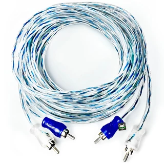 Cabo Rca Injetado Blindado 5 Metros Dupla Blindagem 4mm Svart