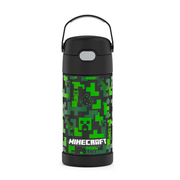 Garrafa Thermos Infantil - MINECRAFT | Shopee Brasil