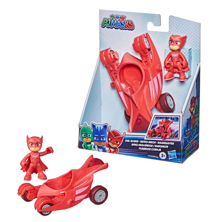 Figura PJ Masks Corujita Com Veículo - Hasbro F2129