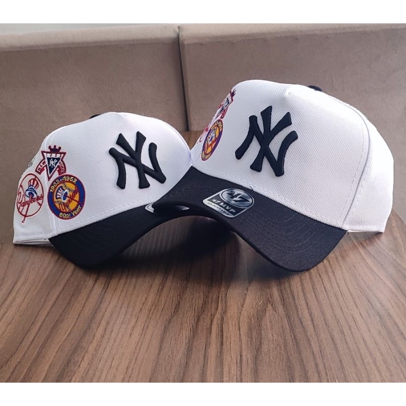 Boné NY aba curva premium regulagem snapback
