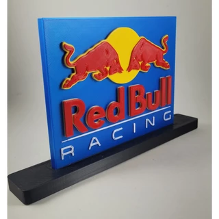 Logo decorativo Red Bull F1 ( impressão 3d)