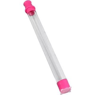 Canudo de shot de plástico à prova de vazamento de silicone tubo reutilizável portátil de shot para bar festa praia acampamento rosa e preto